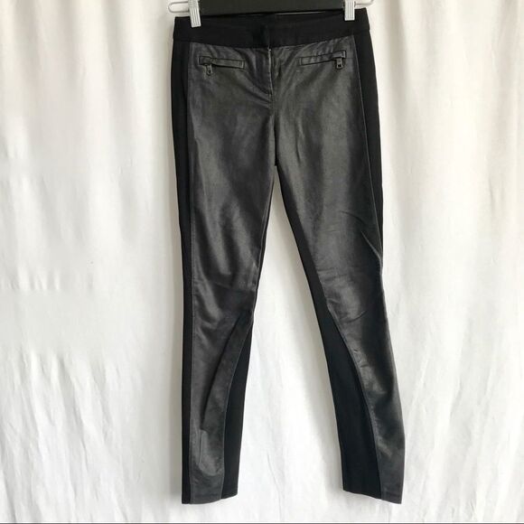 A/X Armani Exchange Faux Suede panel Legging  XS - Picture 1 of 8
